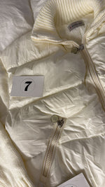 M WHITE FALL JACKET