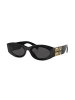 Miu Miu lunettes de soleil ovales Glimpse