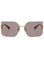 Miu Miu lunettes de soleil à monture oversize