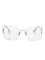 Miu Miu lunettes de soleil sans monture