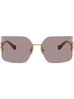 Miu Miu lunettes de soleil Runway à design sans montures