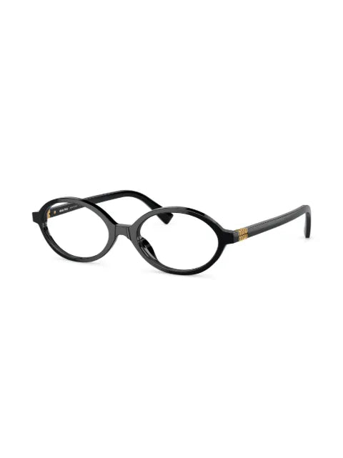 Miu Miu lunettes de vue ovales à logo