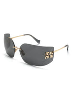 Miu Miu lunettes de soleil Runway à monture rectangulaire