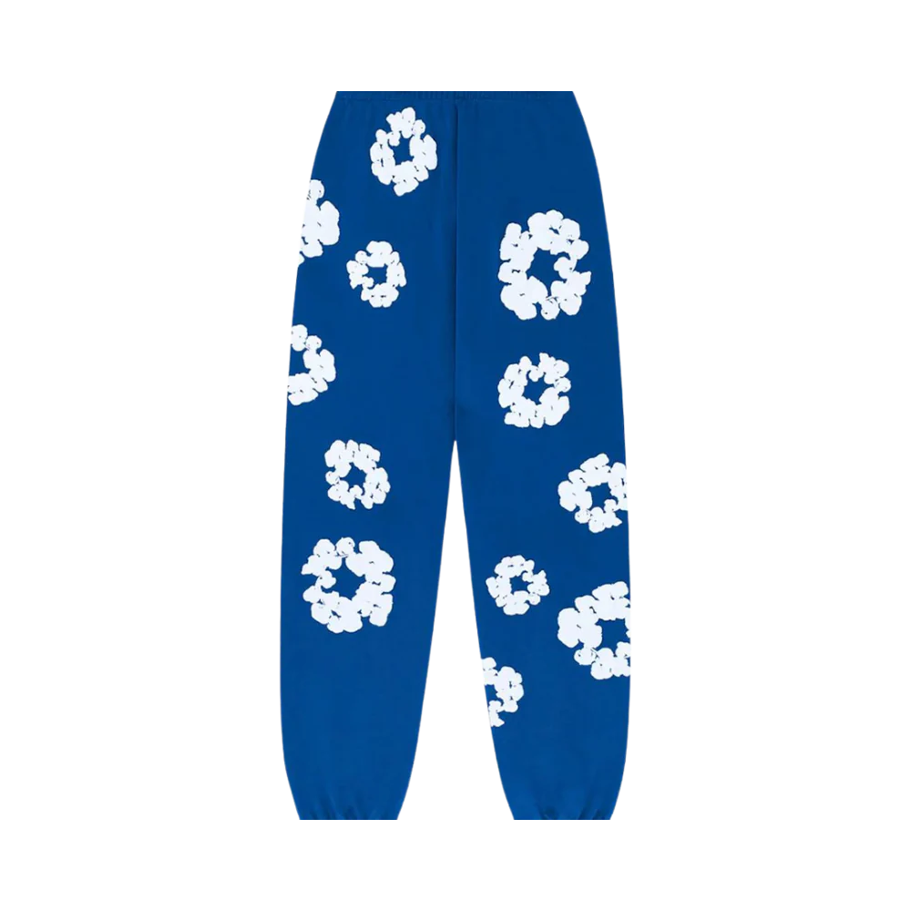 DT THE COTTON WREATH SWEATPANTS ROYAL BLUE