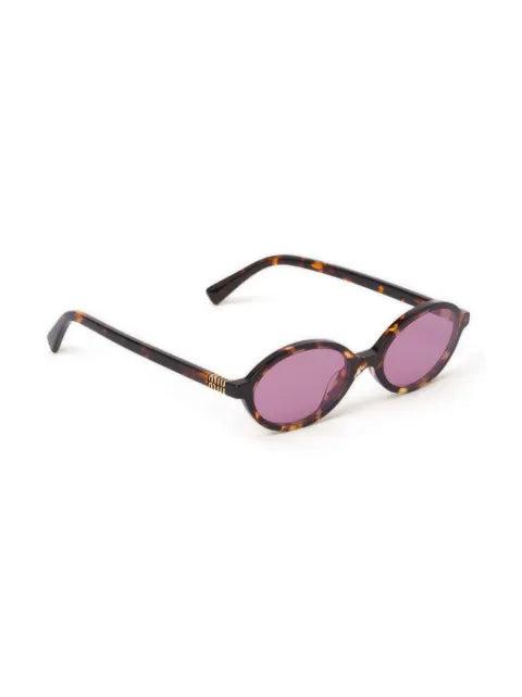 Miu Miu lunettes de soleil Reagrd à effet écailles de tortue