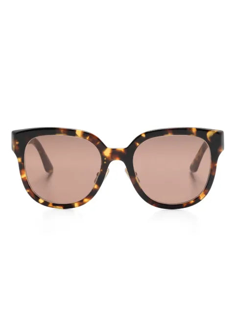 Miu Miu lunettes de soleil carrées à logo