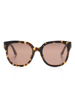Miu Miu lunettes de soleil carrées à logo