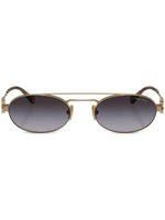 Miu Miu lunettes de soleil à monture ovale