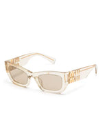 Miu Miu lunettes de soleil Glimpse à monture papillon
