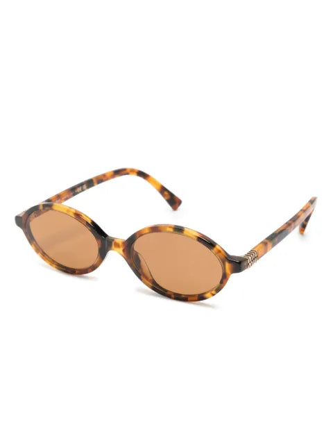 Miu Miu lunettes de soleil à effet écailles de tortue