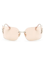 Miu Miu lunettes de soleil à plaque logo