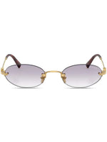 Miu Miu lunettes de soleil à monture ronde