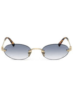 Miu Miu lunettes de soleil à monture ovale