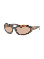 Miu Miu lunettes de soleil à monture oversize