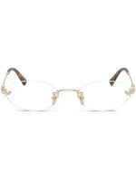 Miu Miu lunettes de vue à monture ovale