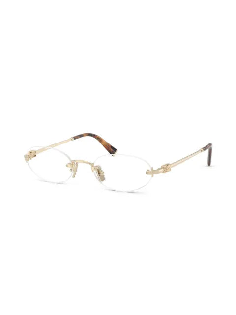 Miu Miu lunettes de vue à monture ovale