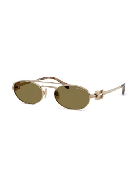 Miu Miu lunettes de soleil à monture ovale