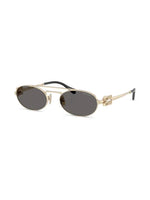 Miu Miu lunettes de soleil à logo lettre
