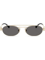 Miu Miu lunettes de soleil à logo lettre