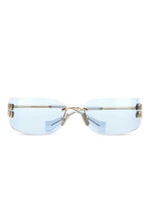 Miu Miu lunettes de soleil à logo appliqué