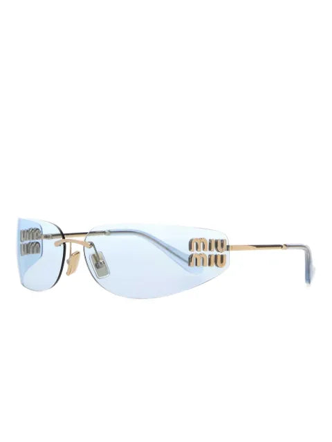 Miu Miu lunettes de soleil à logo appliqué