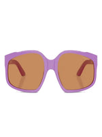 Miu Miu lunettes de soleil à monture géométrique