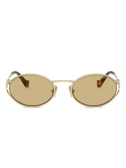 Miu Miu lunettes de soleil à monture ovale