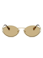Miu Miu lunettes de soleil à monture ovale