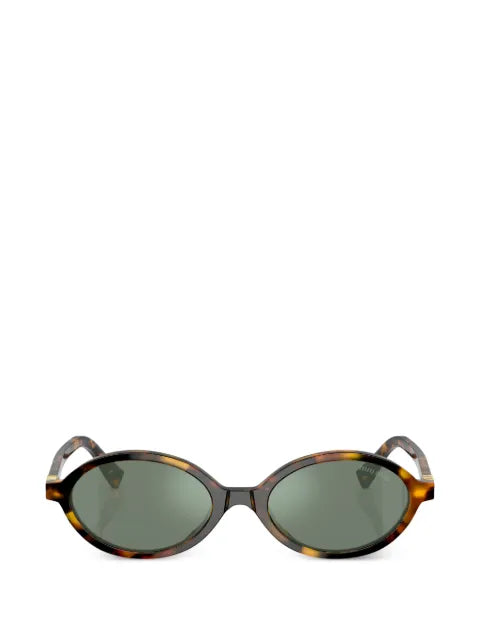 Miu Miu lunettes de soleil à monture ovale