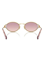 Miu Miu lunettes de soleil à monture ovale