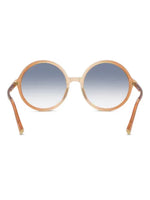 Miu Miu lunettes de soleil à monture ronde