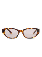 Miu Miu lunettes de soleil à plaque logo