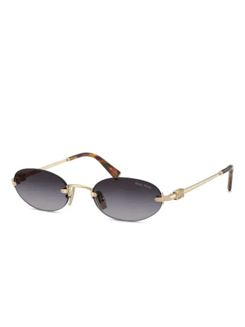 Miu Miu lunettes de soleil à monture ovale