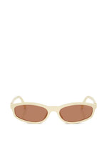 Miu Miu lunettes de soleil à monture ovale