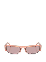 Miu Miu lunettes de soleil à monture rectangulaire