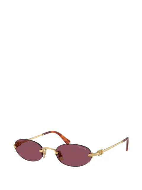 Miu Miu lunettes de soleil à monture ovale