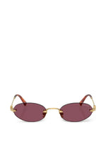 Miu Miu lunettes de soleil à monture ovale