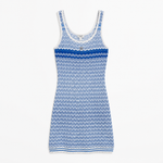 C BLUE STRIPES DRESS