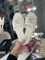 CC sandals white