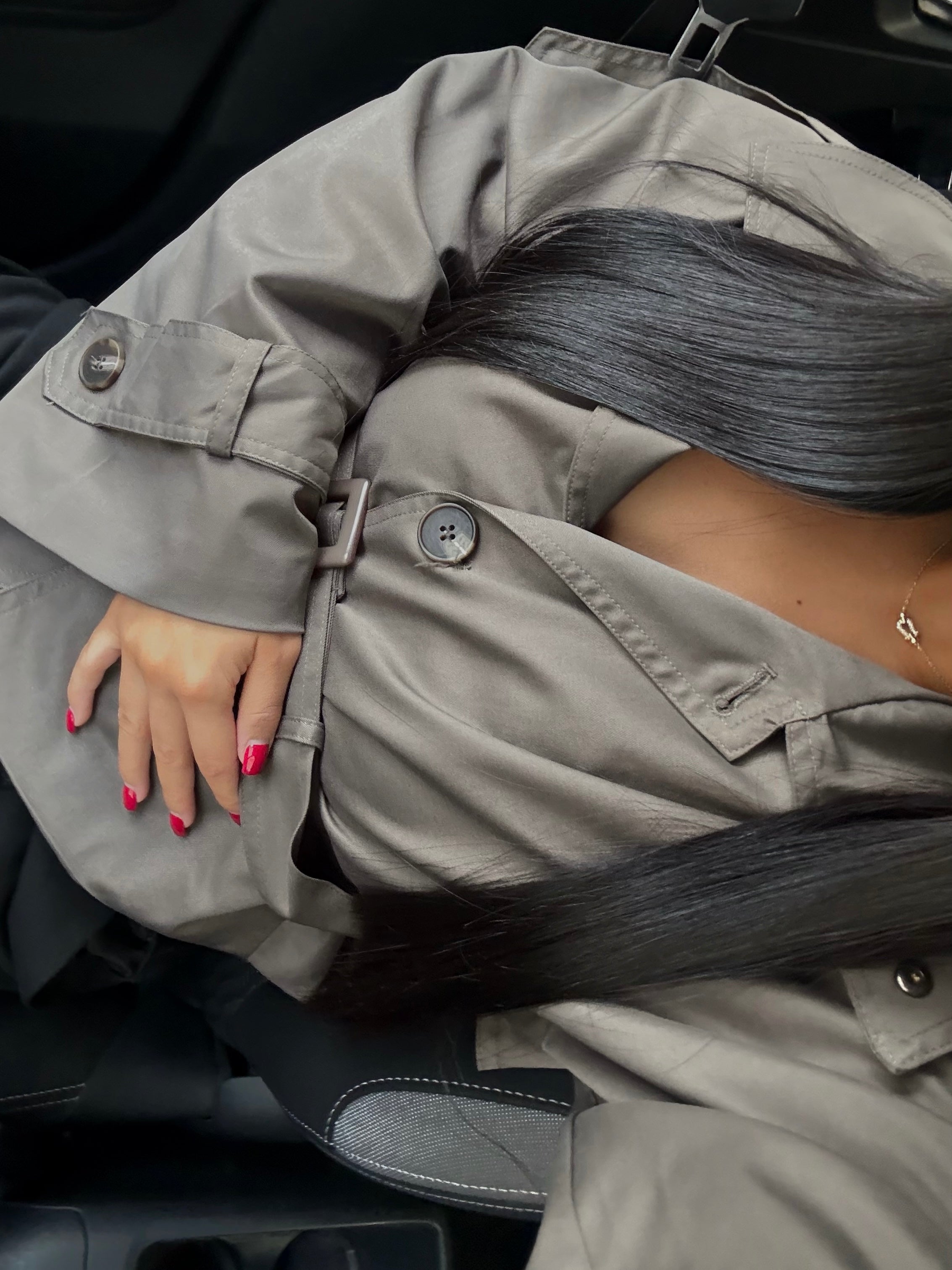 TRENCH COAT COURT TAUPE*