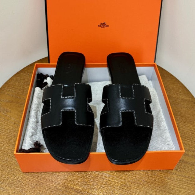 Hermes - Claquettes Noir