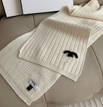 CC SCARF BLACK AND WHITE