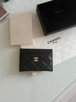 PORTE-CARTES NOIR ET DORÉ