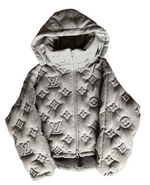 LV PUFFER COAT GREY