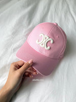 CASQUETTE ROSE ET BLANCHE (C)*