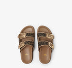 Claquettes fendi femmes