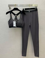 A YOGA SET DARK GREY