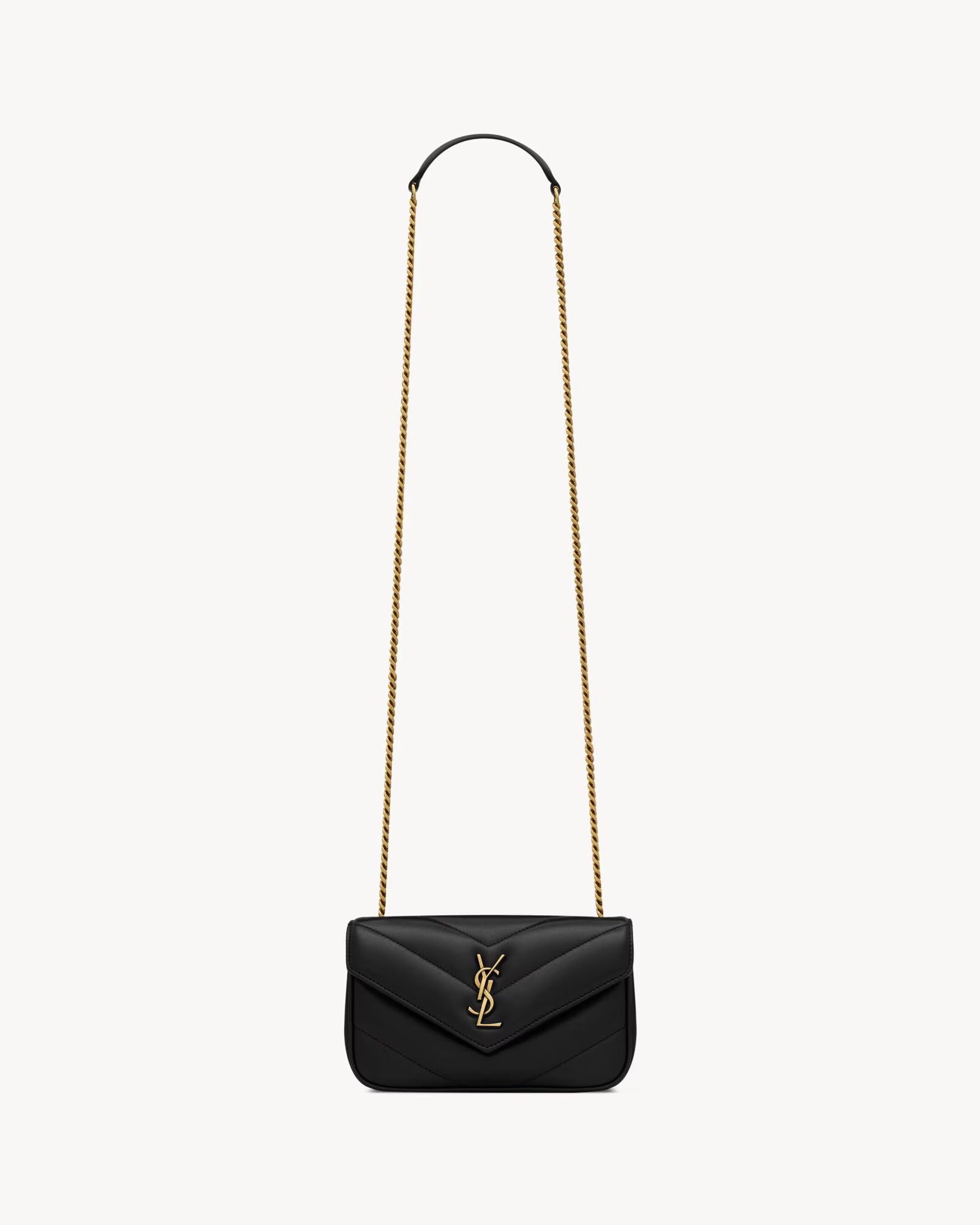 LOULOU MINI EN CUIR D'AGNEAU