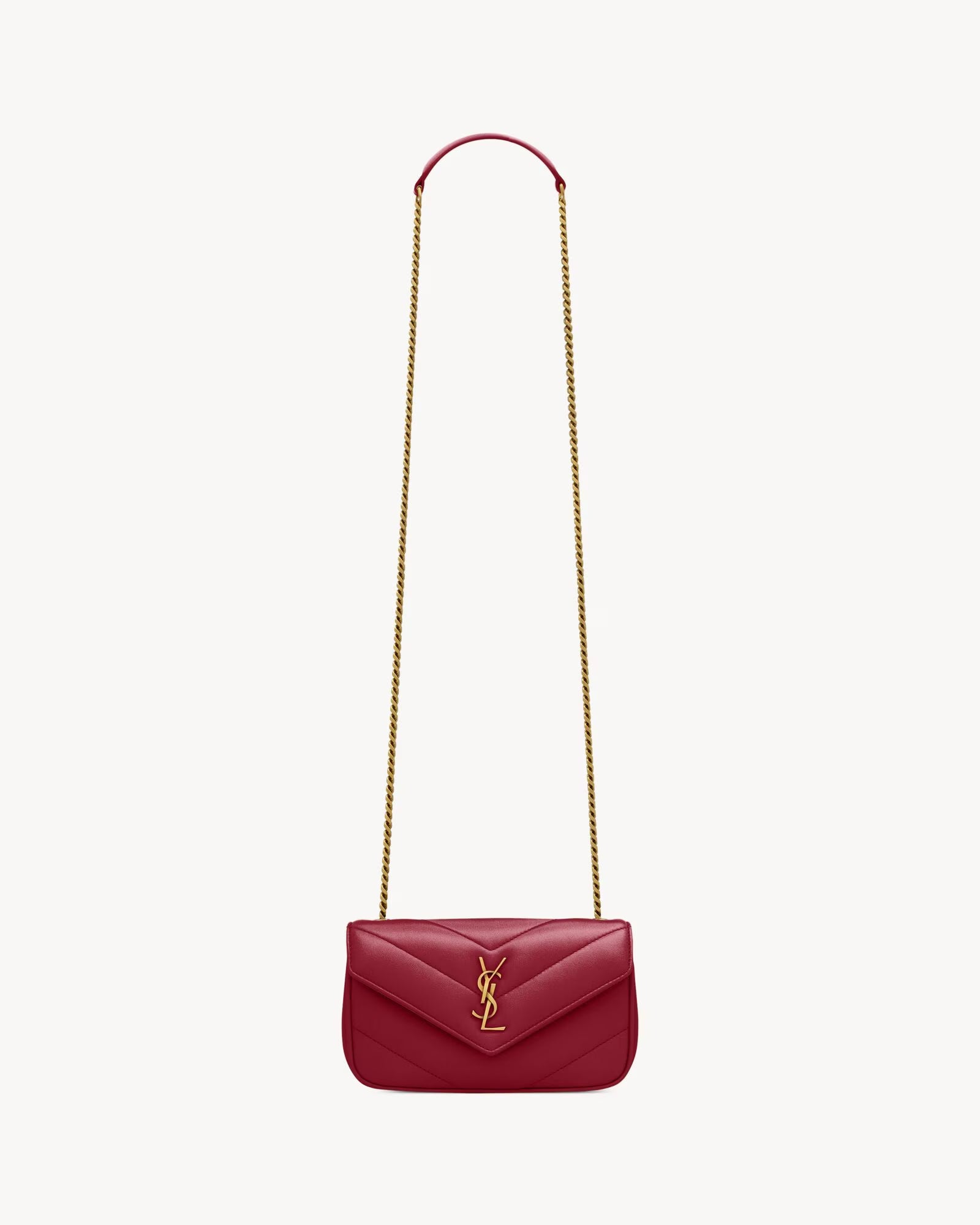 LOULOU MINI EN CUIR D'AGNEAU
