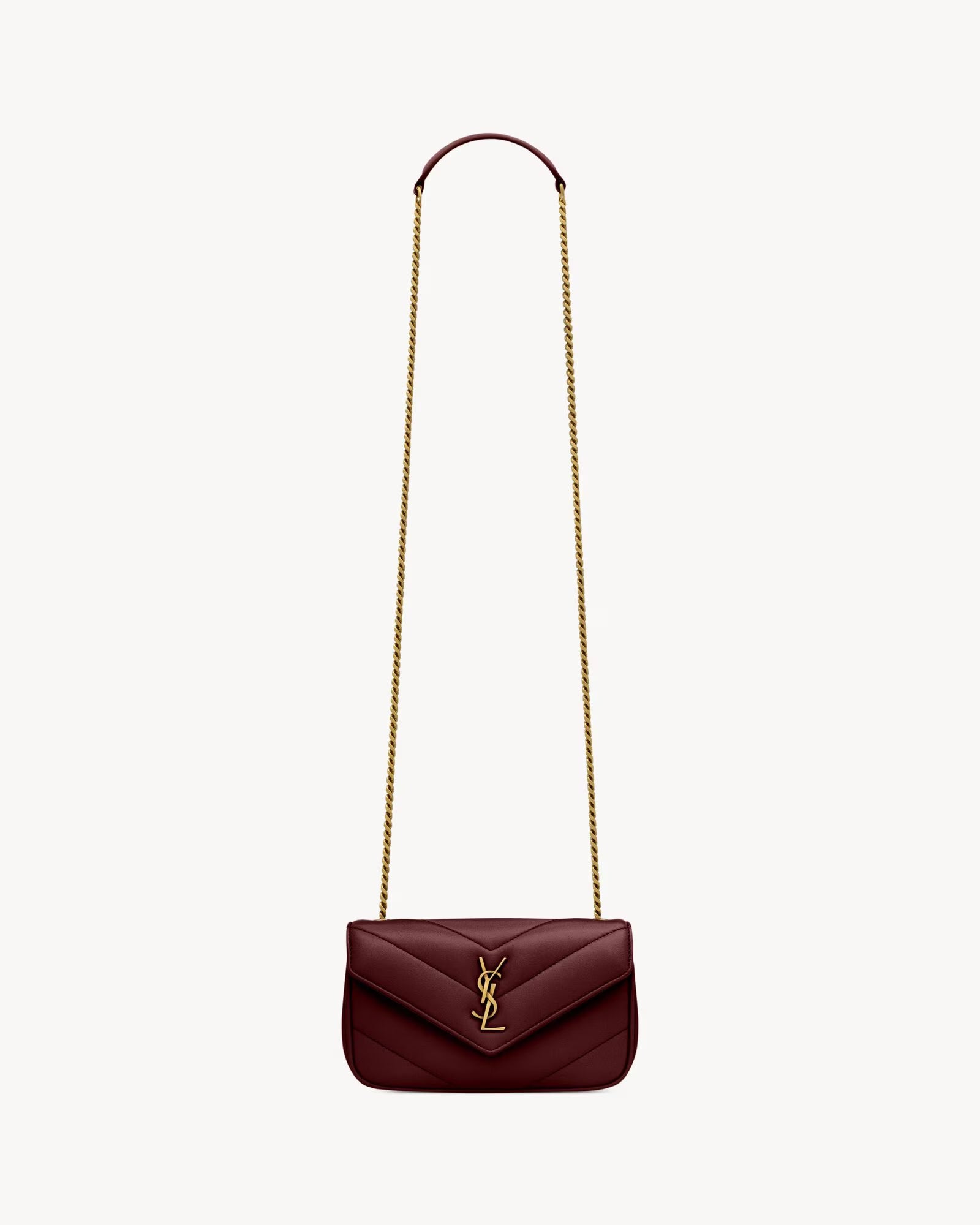 LOULOU MINI EN CUIR D'AGNEAU